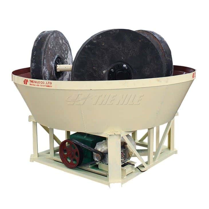 Three-roll Wet Pan Mill